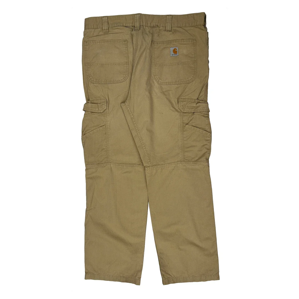 Carhartt Cargo Trousers - 38W 32L Beige Cotton