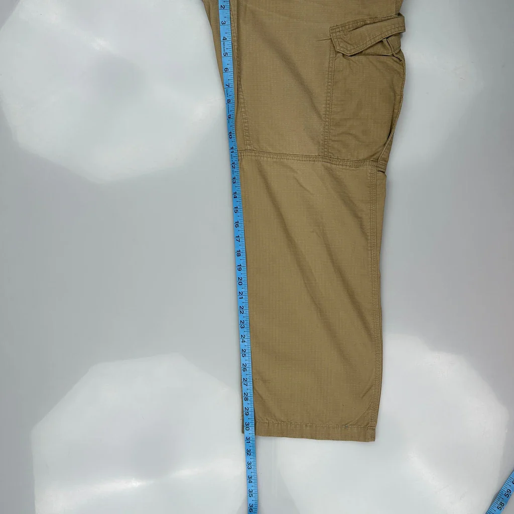 Carhartt Cargo Trousers - 38W 32L Beige Cotton - Image 5