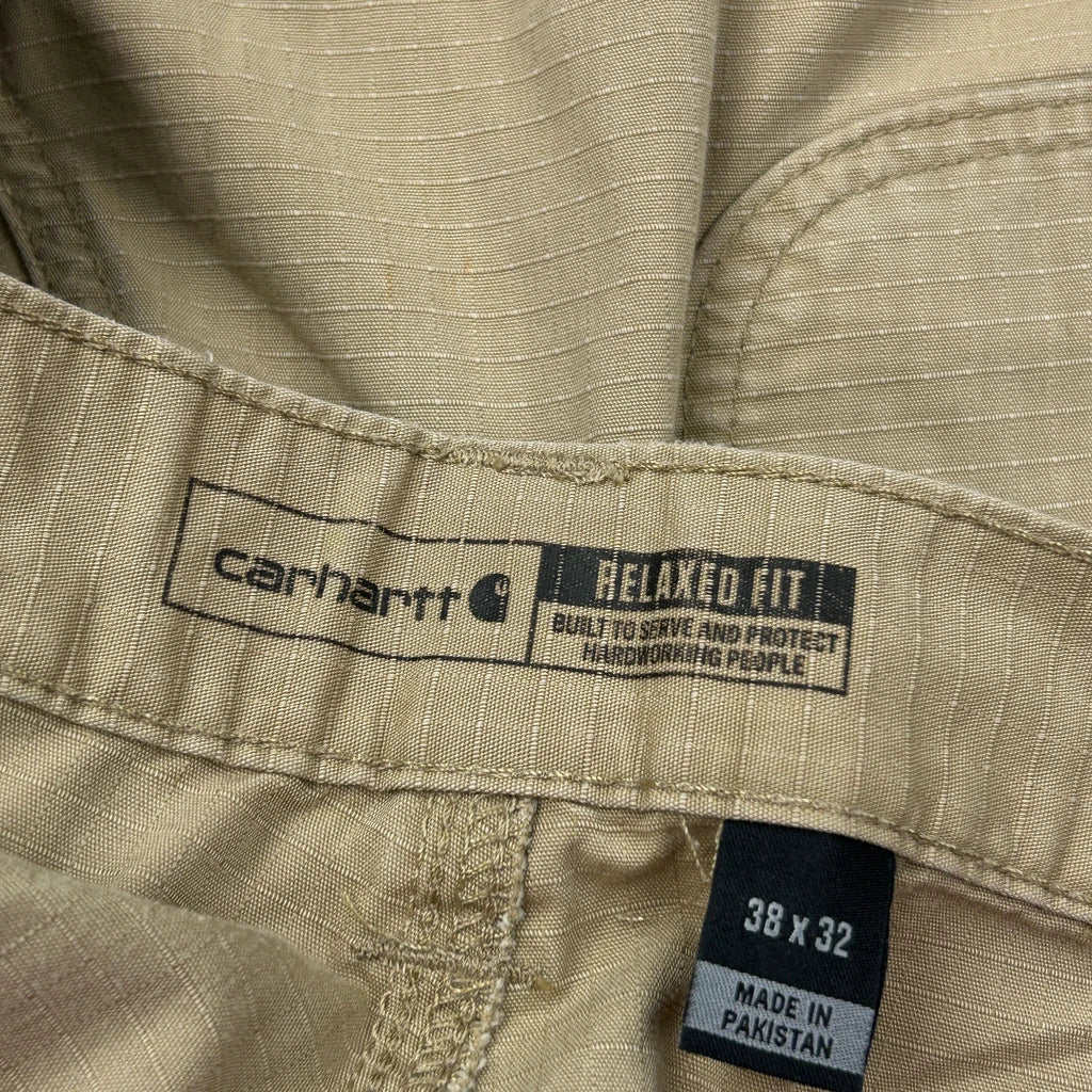 Carhartt Cargo Trousers - 38W 32L Beige Cotton - Image 6