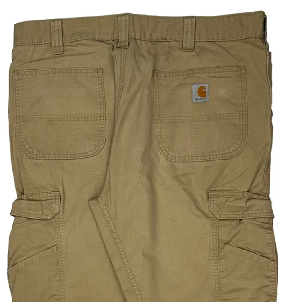 Carhartt Cargo Trousers - 38W 32L Beige Cotton - Image 8