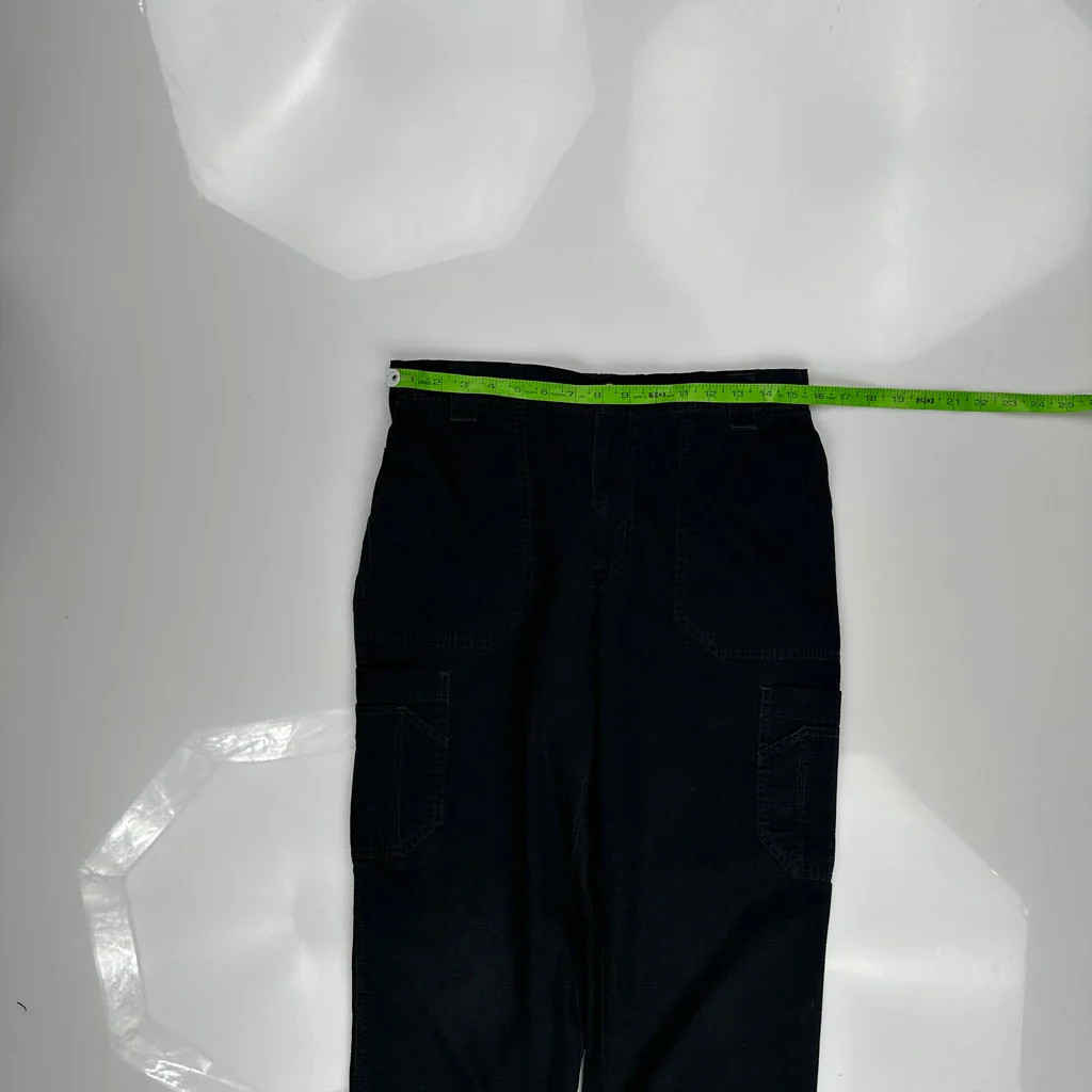 Carhartt Cargo Trousers - 32W 30L Black Cotton - Image 3