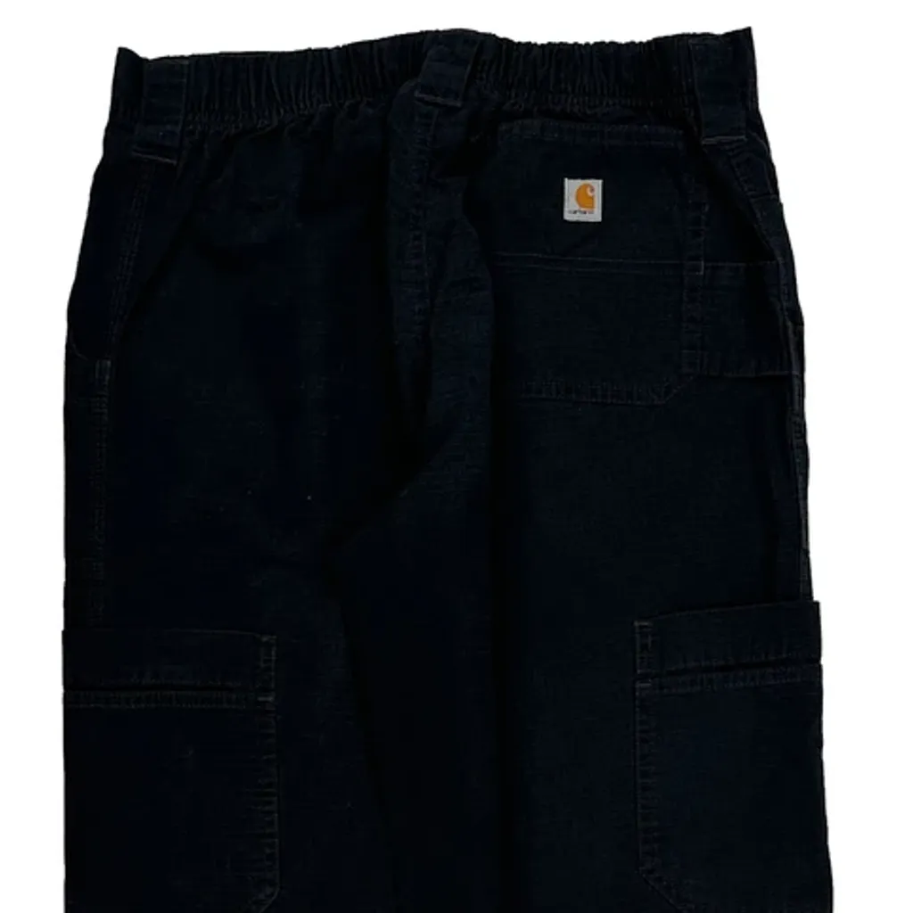 Carhartt Cargo Trousers - 32W 30L Black Cotton - Image 7