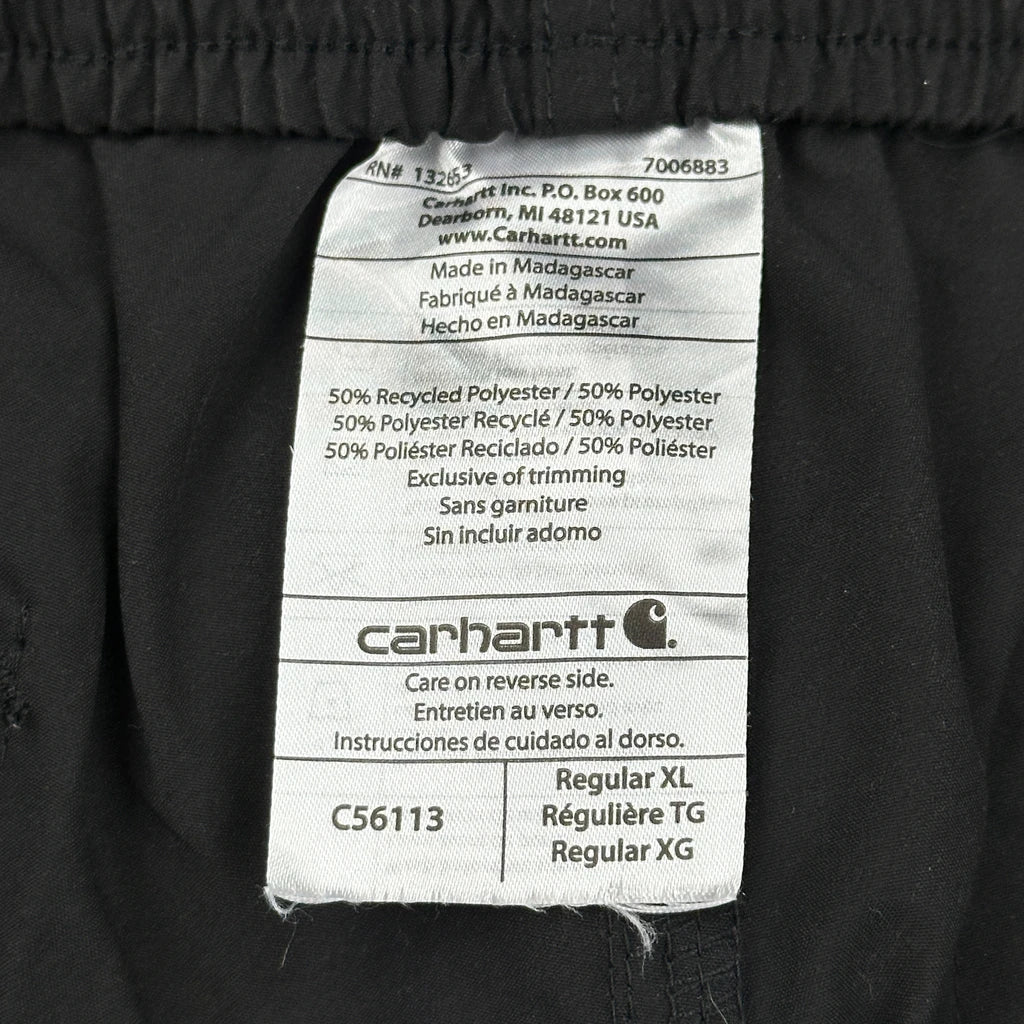 Carhartt Cargo Trousers - XL Black Polyester - Image 3