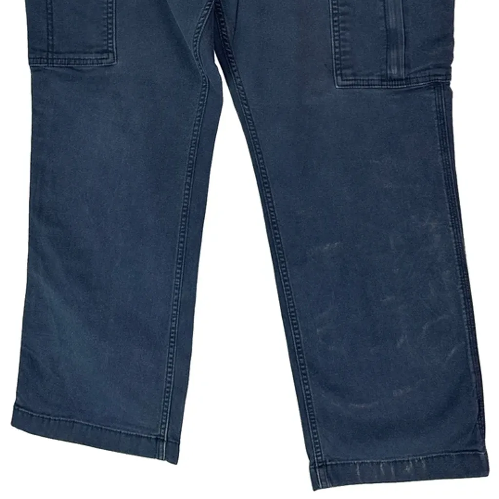 Carhartt Cargo Trousers - 34W 30L Blue Cotton - Image 9