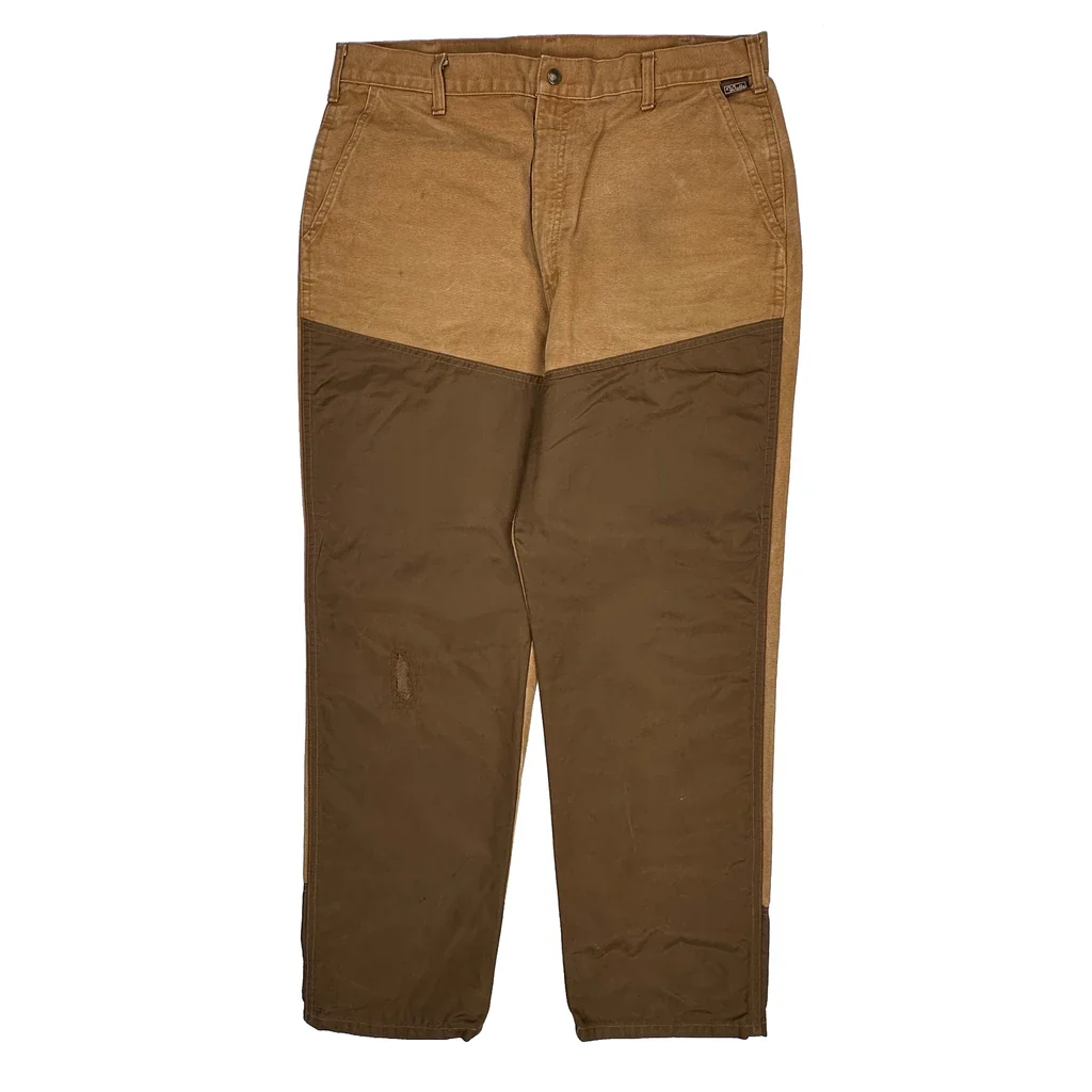 Carhartt Cargo Trousers - 36W 31L Brown Cotton - Image 2