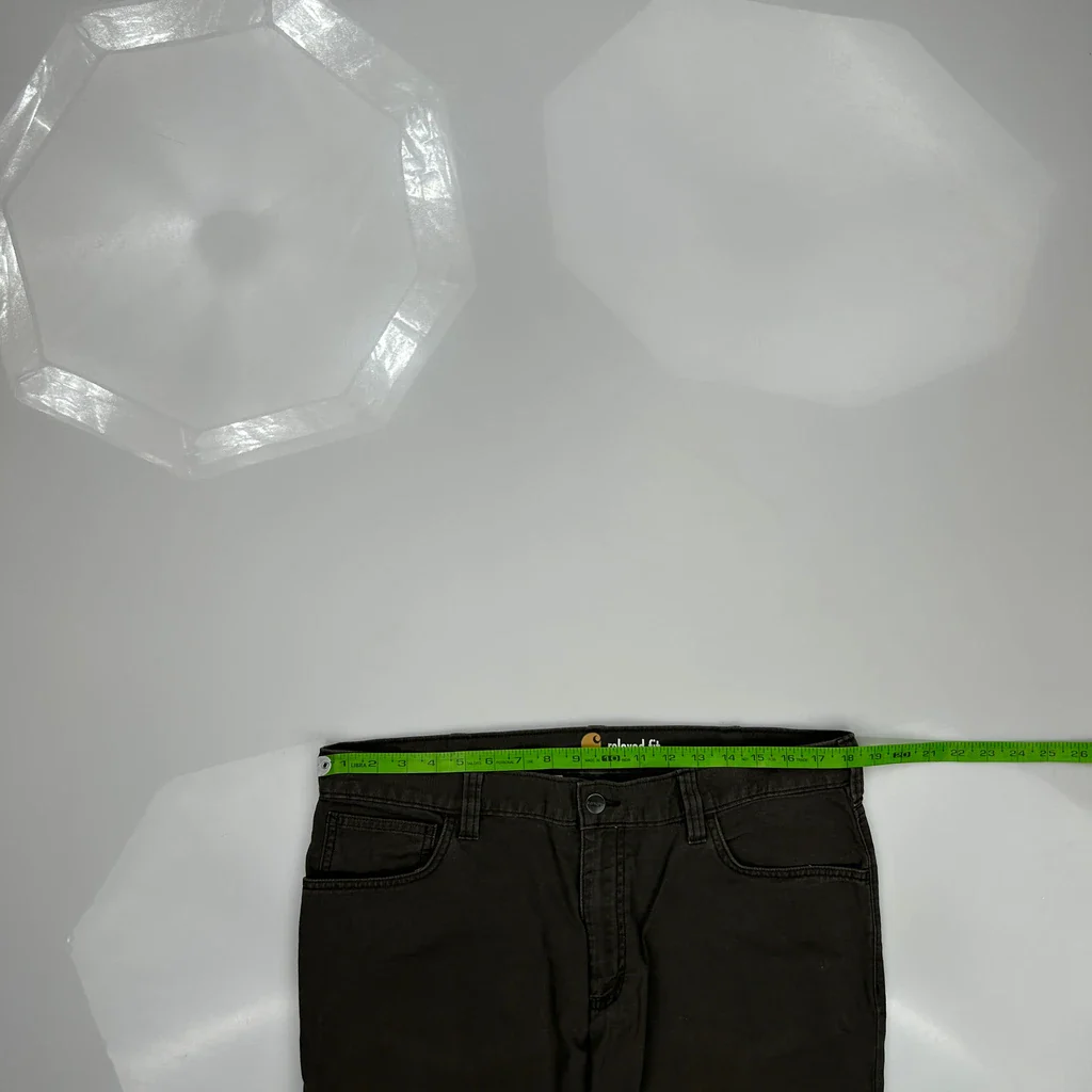 Carhartt Cargo Trousers - 36W 30L Brown Cotton - Image 3