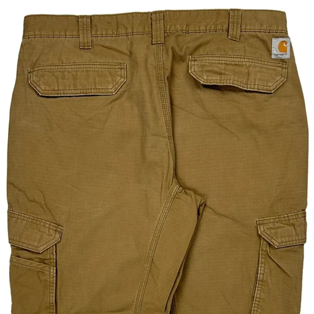 Carhartt Cargo Trousers - 36W 29L Brown Cotton - Image 8