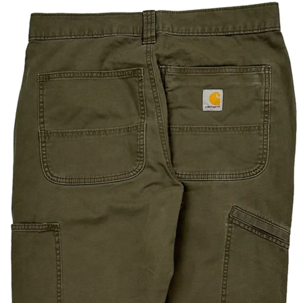 Carhartt Cargo Trousers - 30W 31L Green Cotton - Image 6