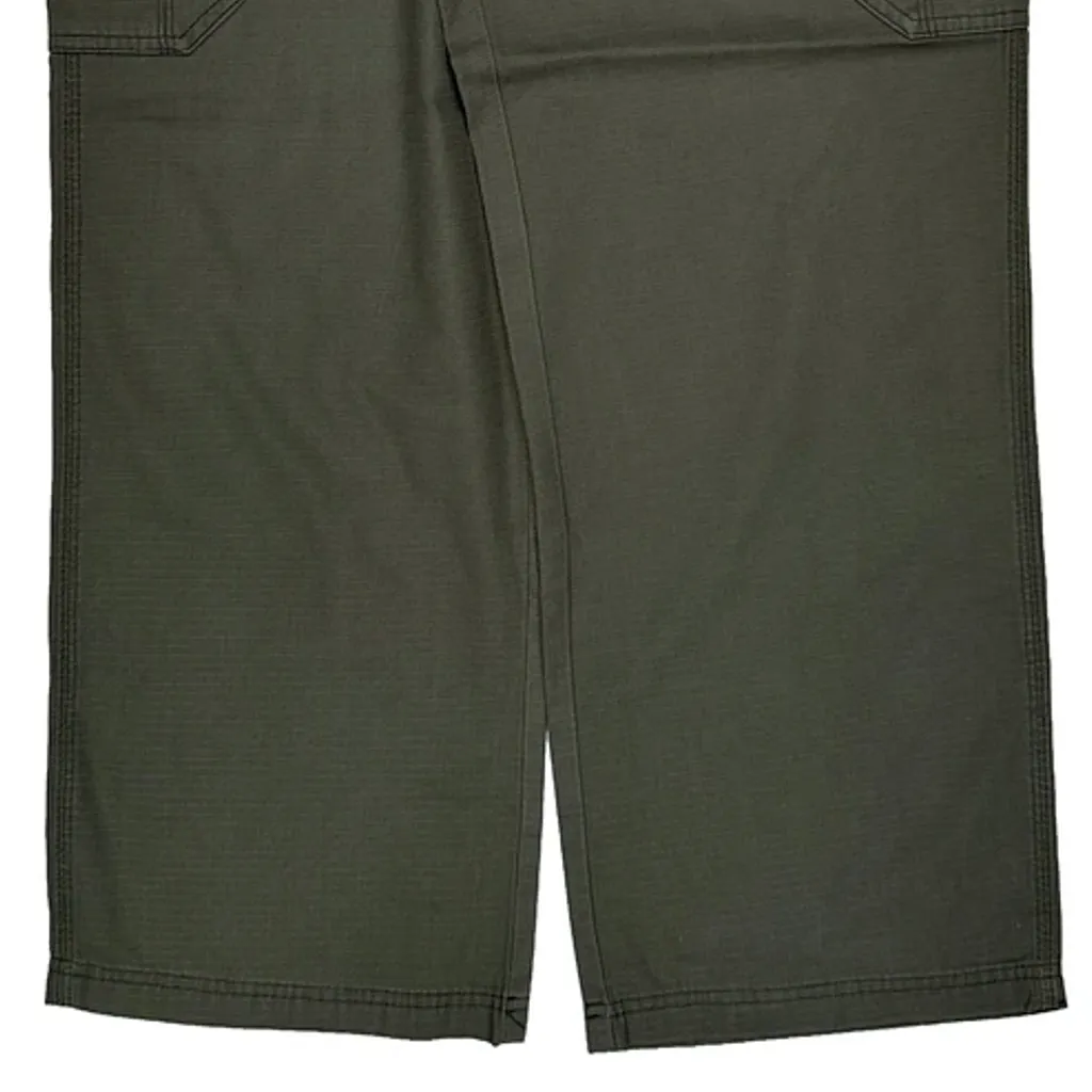 Carhartt Baggy Cargo Trousers - Medium Green Cotton Blend - Image 6