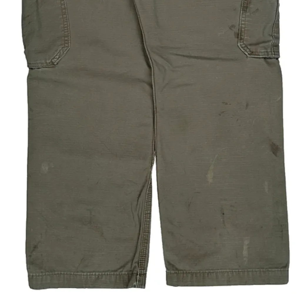 Carhartt Double Knee Cargo Trousers - 30W 29L Grey Cotton - Image 8