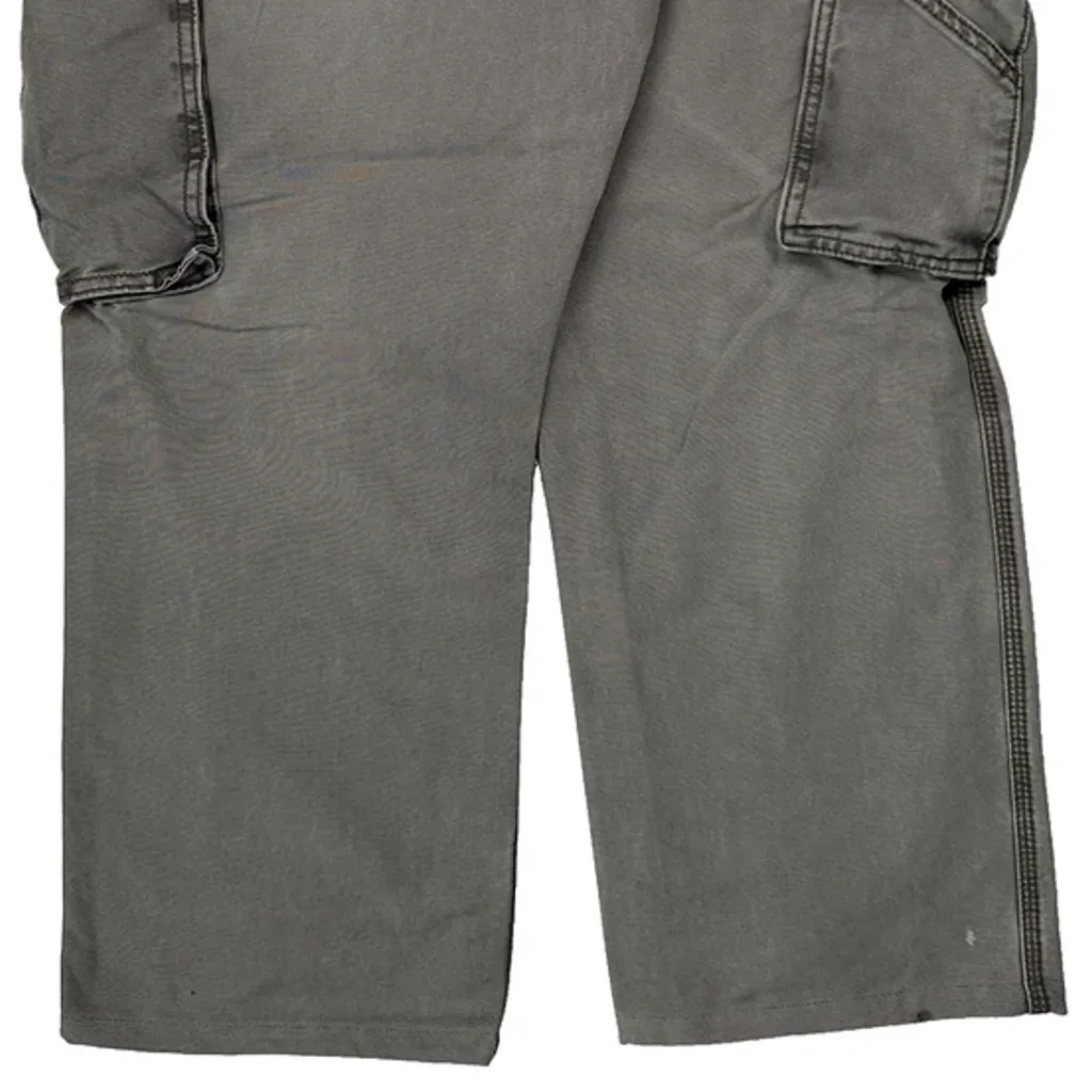 Carhartt Cargo Trousers - 32W 27L Grey Cotton - Image 6