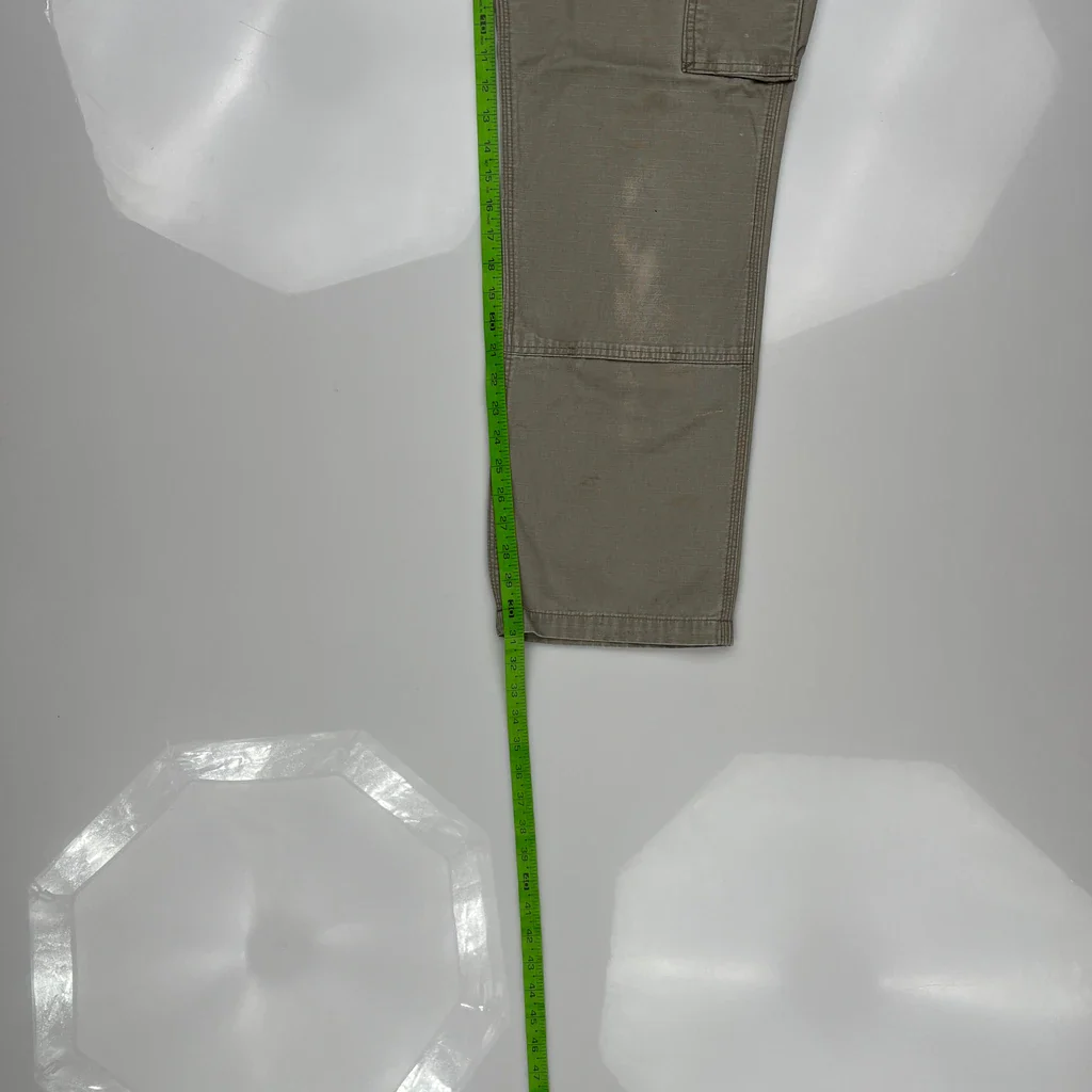 Carhartt Cargo Trousers - 33W 32L Grey Cotton - Image 5