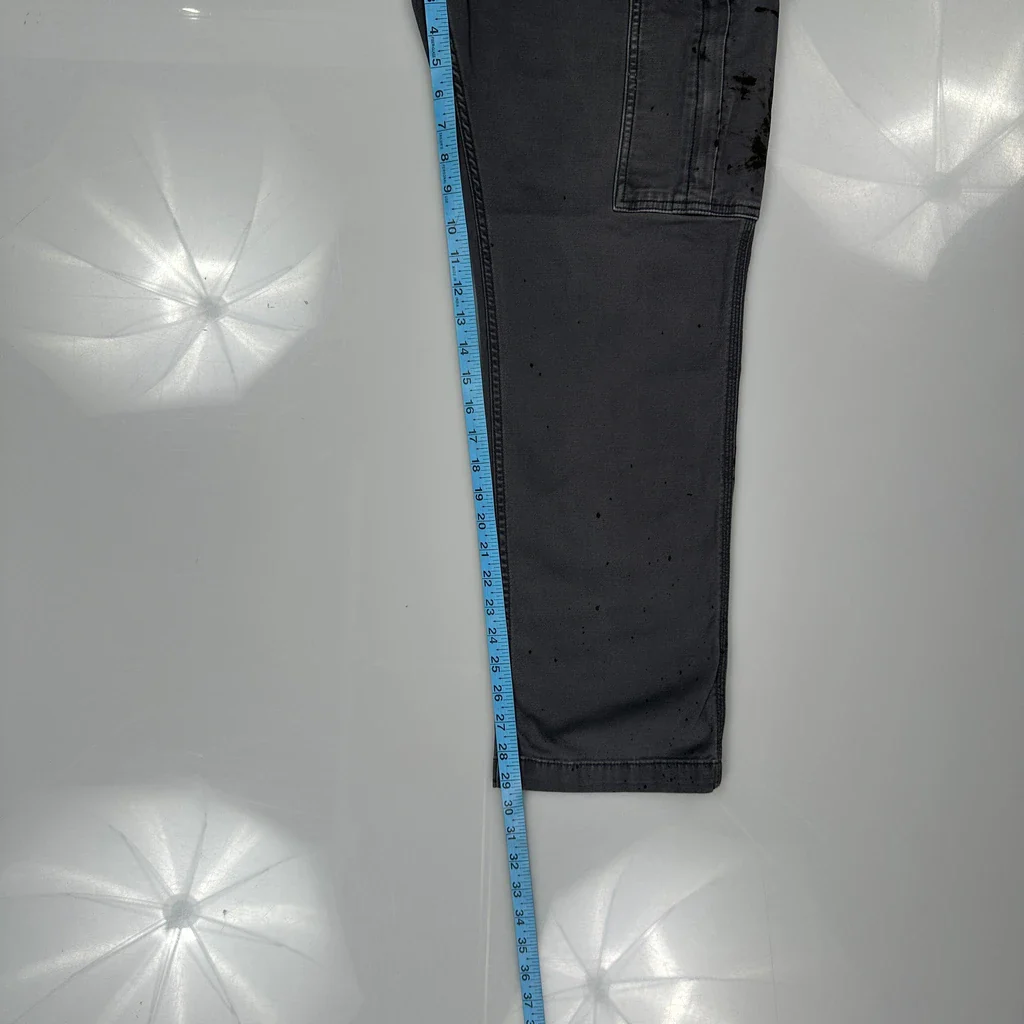 Carhartt Cargo Trousers - 34W 30L Grey Cotton - Image 5