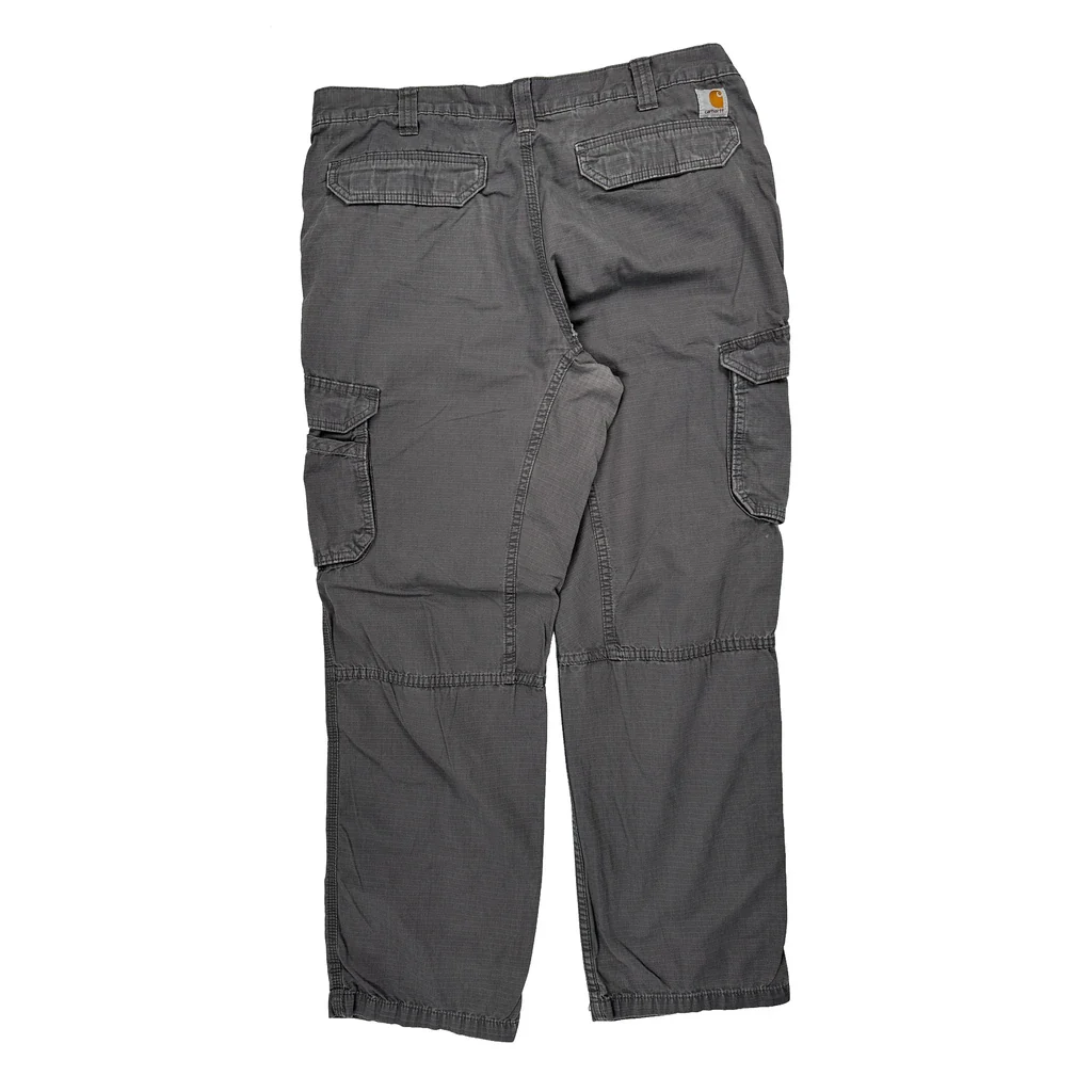 Carhartt Cargo Trousers - 36W 31L Grey Cotton