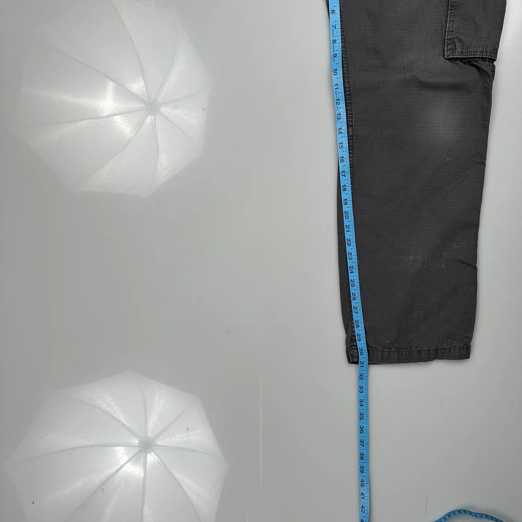 Carhartt Cargo Trousers - 36W 31L Grey Cotton - Image 5