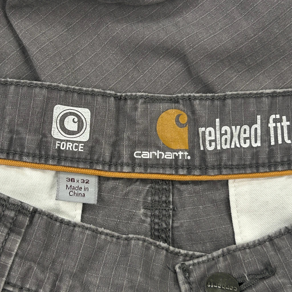 Carhartt Cargo Trousers - 36W 32L Grey Cotton - Image 6