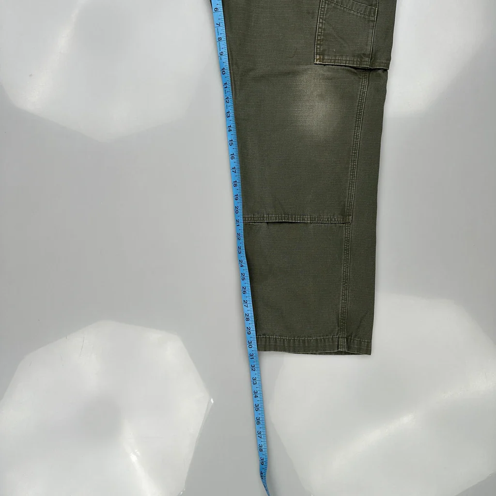 Carhartt Cargo Trousers - 36W 31L Grey Cotton - Image 5
