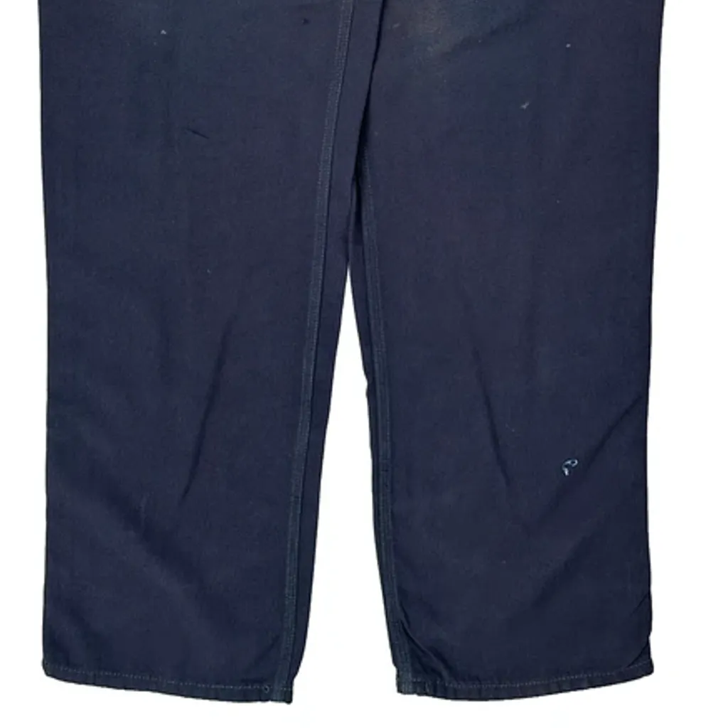 Carhartt Cargo Trousers - 36W 36L Navy Cotton - Image 10