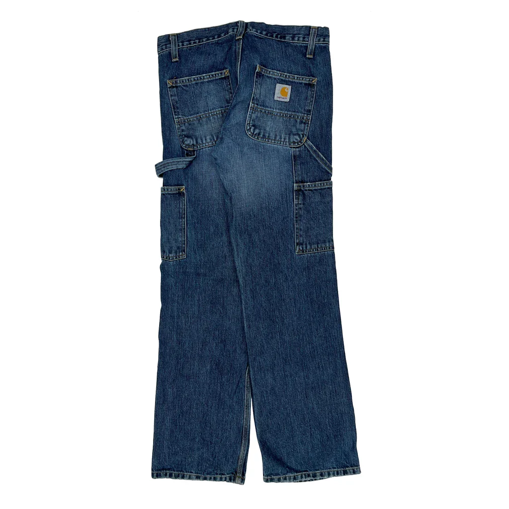 Carhartt Carpenter Jeans - 28W 30L Blue Cotton