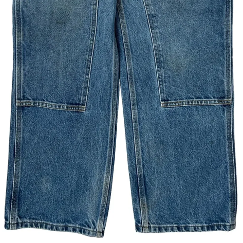 Carhartt Double Knee Carpenter Jeans - 28W 30L Blue Cotton - Image 10