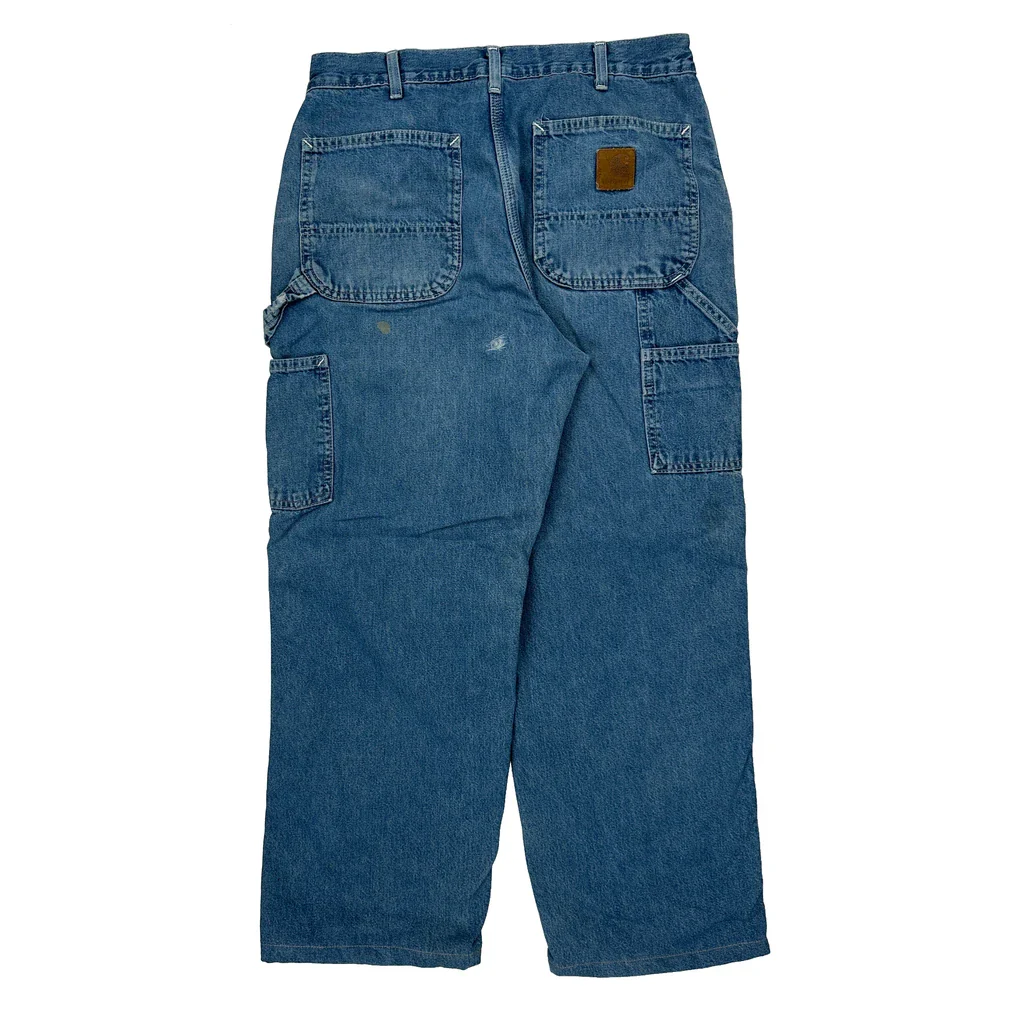 Carhartt Carpenter Jeans - 31W 28L Blue Denim