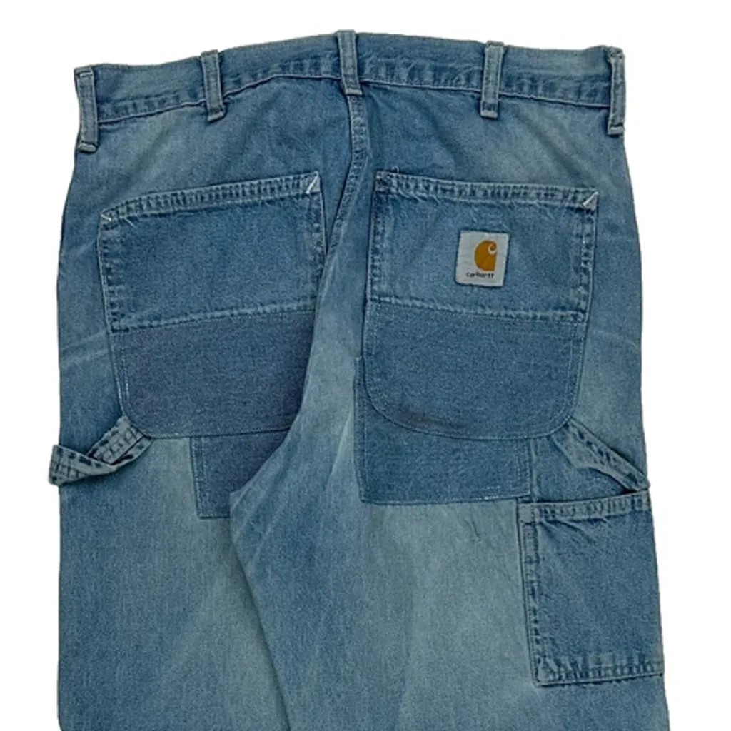 Carhartt Carpenter Jeans - 31W 31L Blue Denim - Image 7