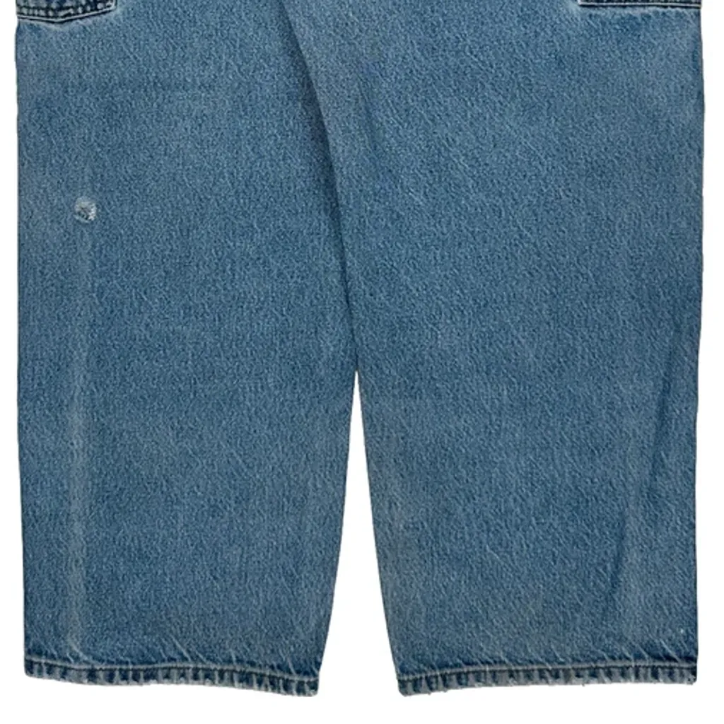 Carhartt Double Knee Carpenter Jeans - 33W 28L Blue Cotton - Image 8