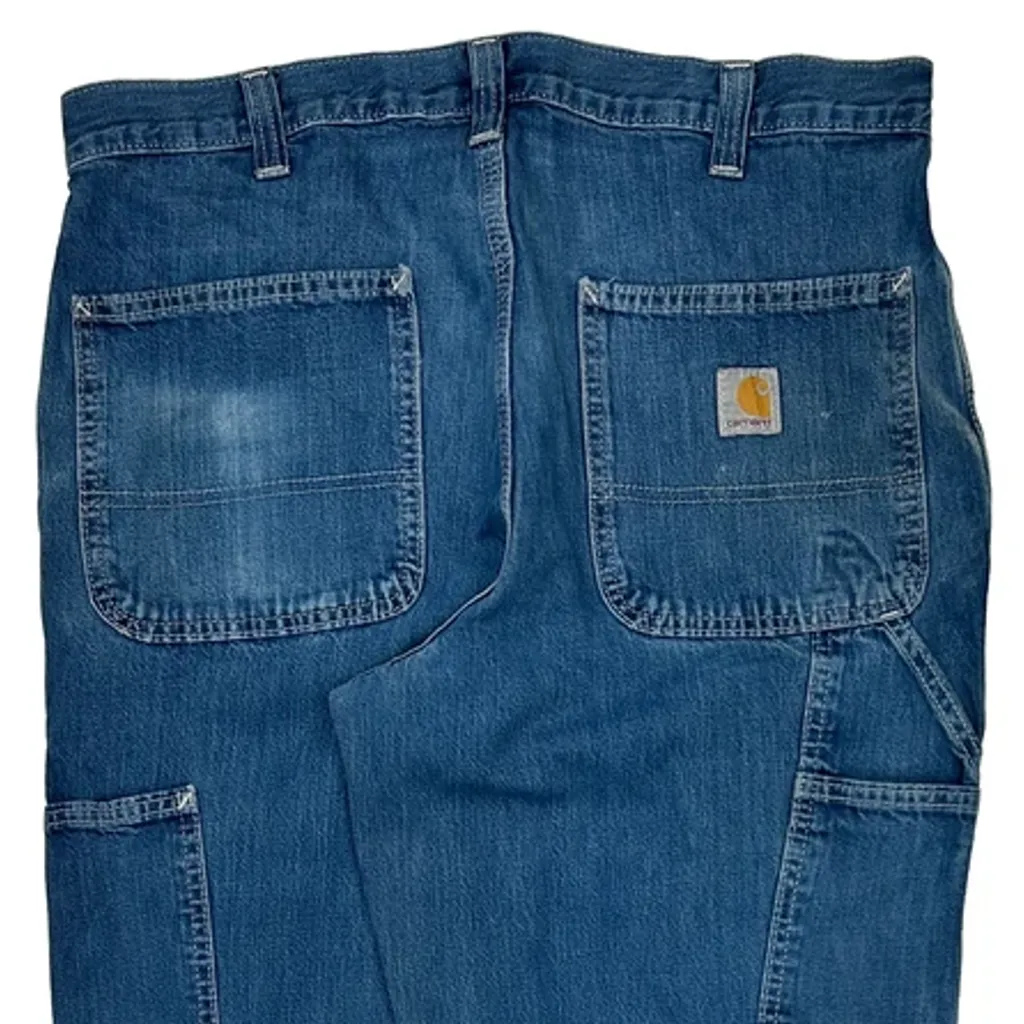 Carhartt Carpenter Jeans - 33W 32L Blue Cotton - Image 7
