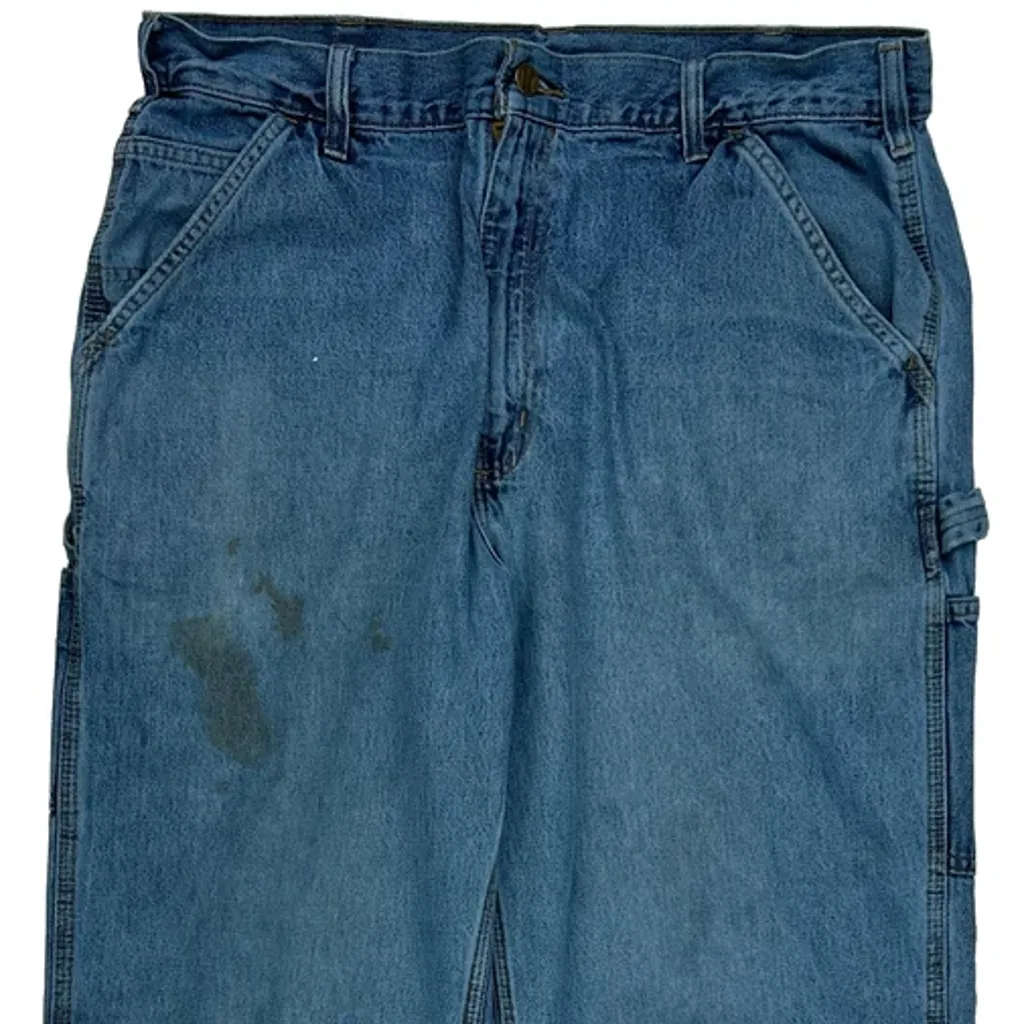 Carhartt Carpenter Jeans - 33W 32L Blue Cotton - Image 10