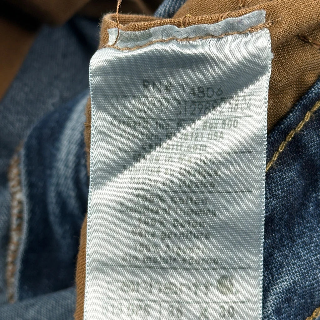 Carhartt Carpenter Jeans - 34W 29L Blue Cotton - Image 6