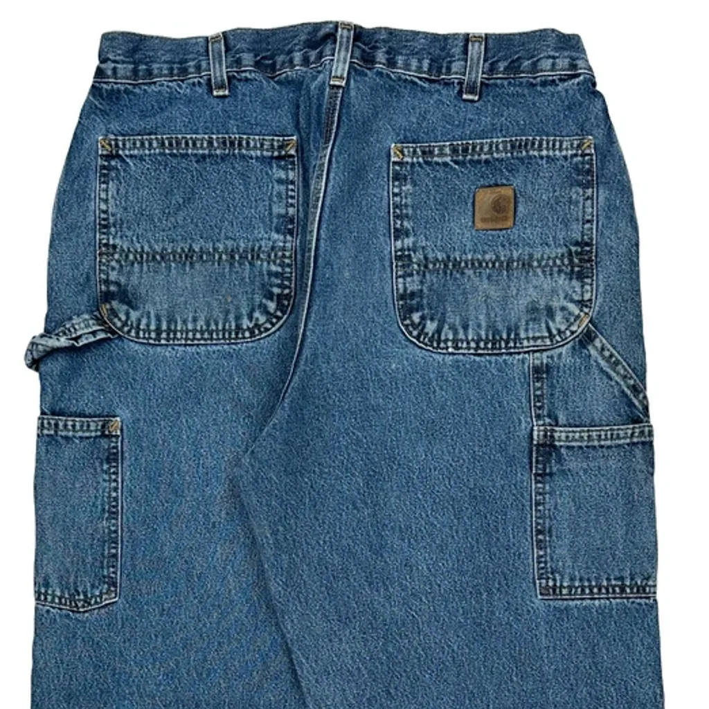 Carhartt Carpenter Jeans - 34W 29L Blue Cotton - Image 8