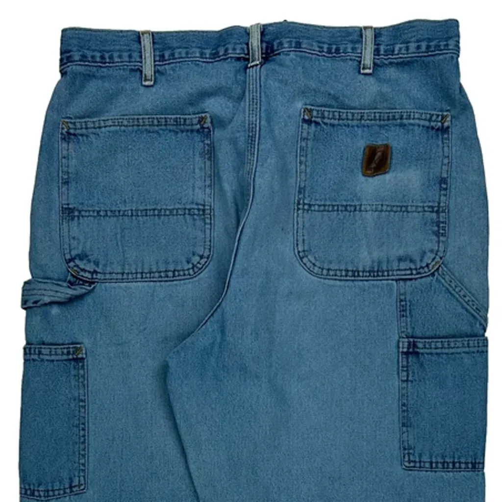 Carhartt Carpenter Jeans - 34W 32L Blue Cotton - Image 7