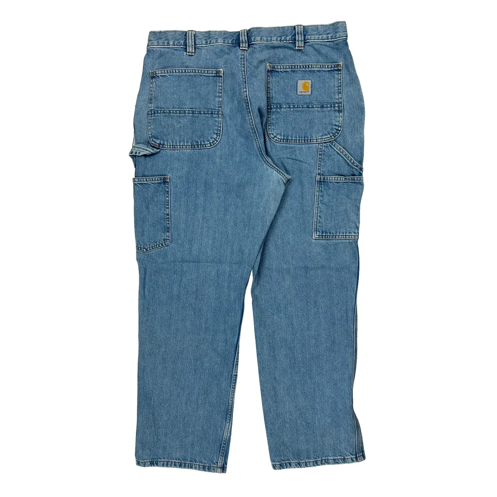 Carhartt Carpenter Jeans - 34W 30L Blue Cotton