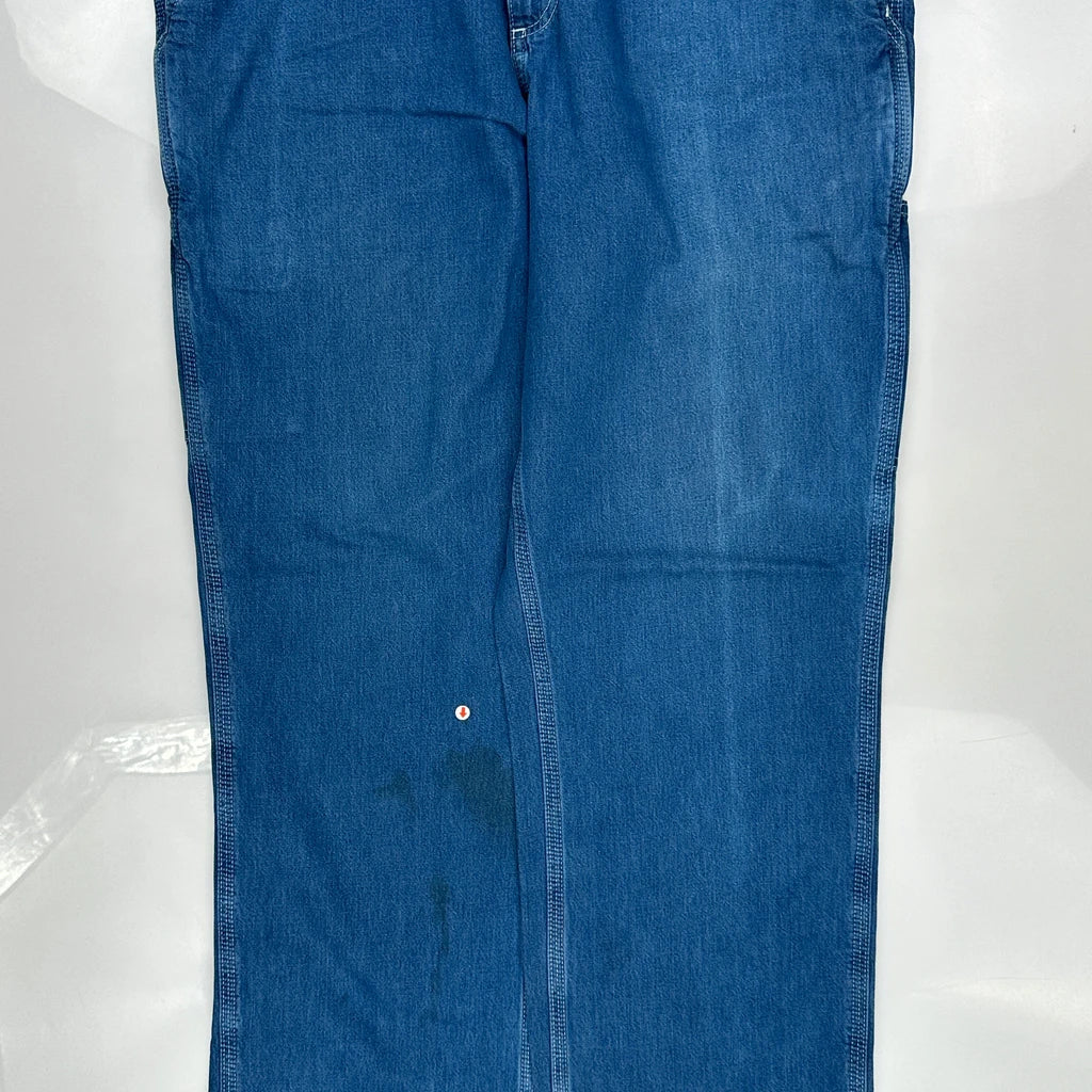 Carhartt Carpenter Jeans - 36W 32L Blue Cotton - Image 3