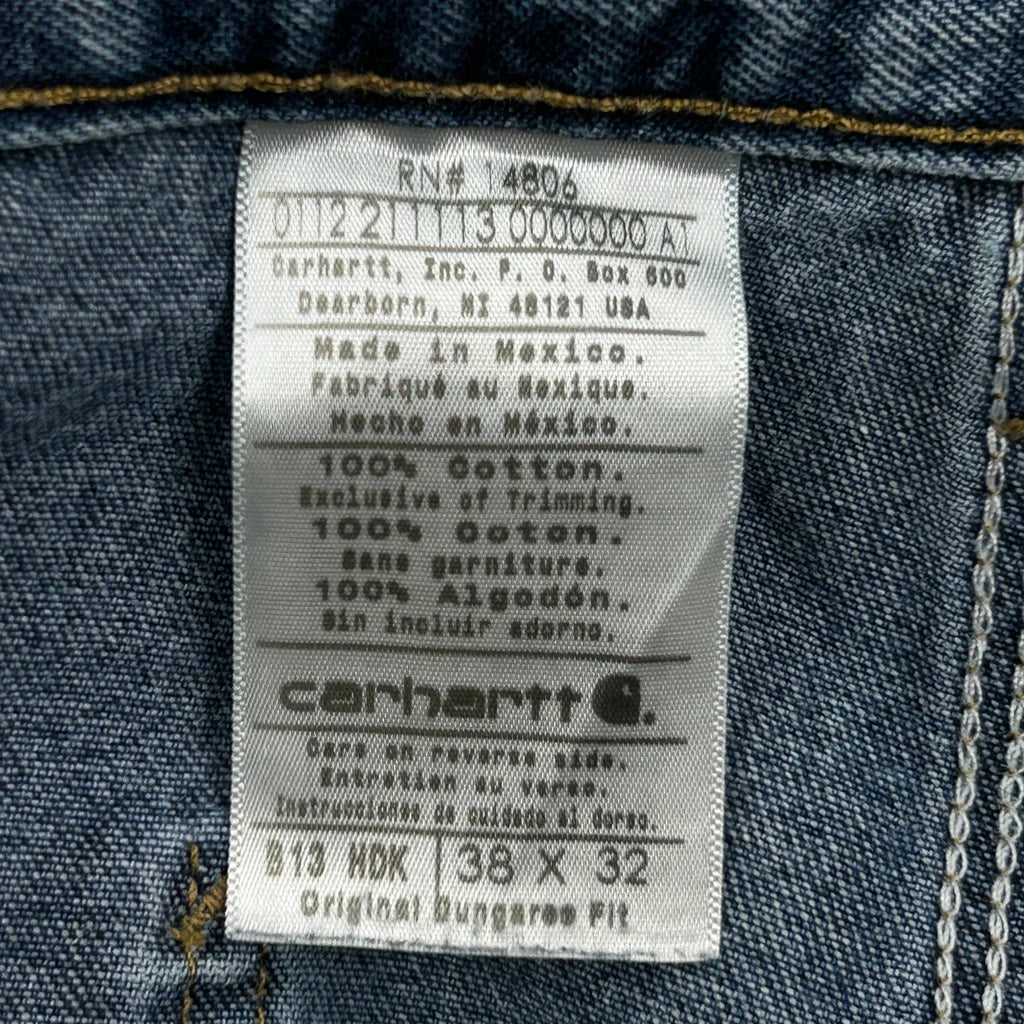 Carhartt Carpenter Jeans - 36W 30L Blue Cotton - Image 6