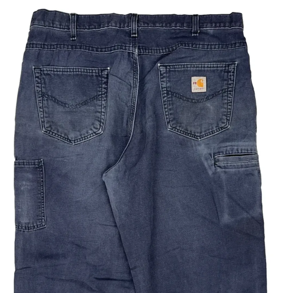 Carhartt Carpenter Jeans - 36W 32L Blue Cotton - Image 10