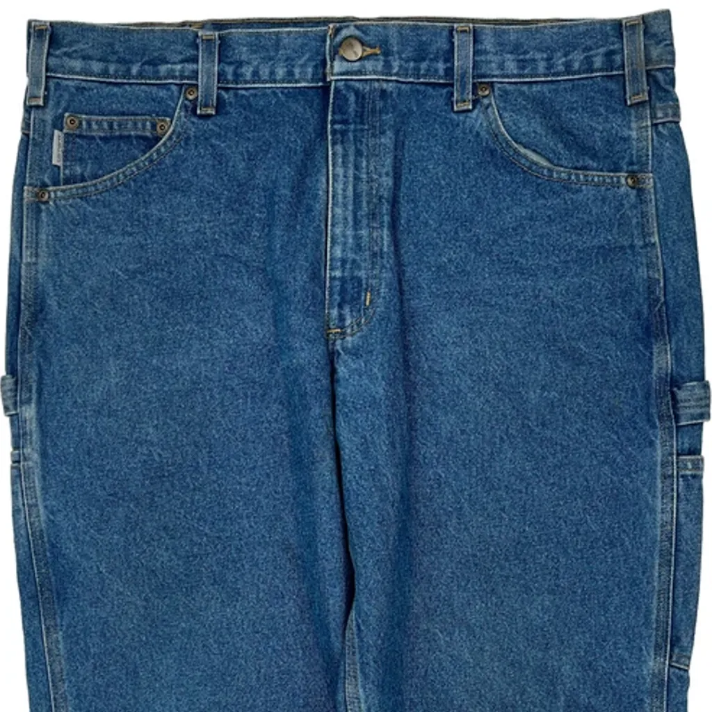 Carhartt B171 Dst Carpenter Jeans - 38W 30L Blue Cotton - Image 10