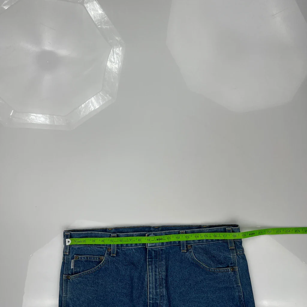 Carhartt B171 Dst Carpenter Jeans - 38W 30L Blue Cotton - Image 3