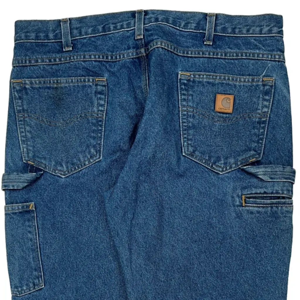 Carhartt B171 Dst Carpenter Jeans - 38W 30L Blue Cotton - Image 7