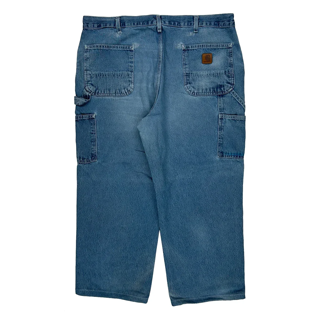 Carhartt Carpenter Jeans - 40W 28L Blue Cotton