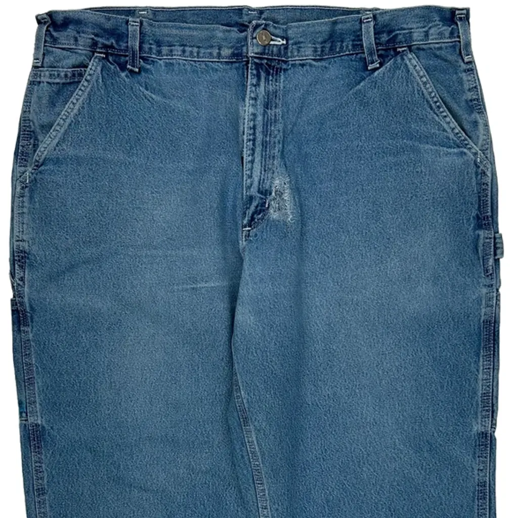 Carhartt Carpenter Jeans - 40W 28L Blue Cotton - Image 10