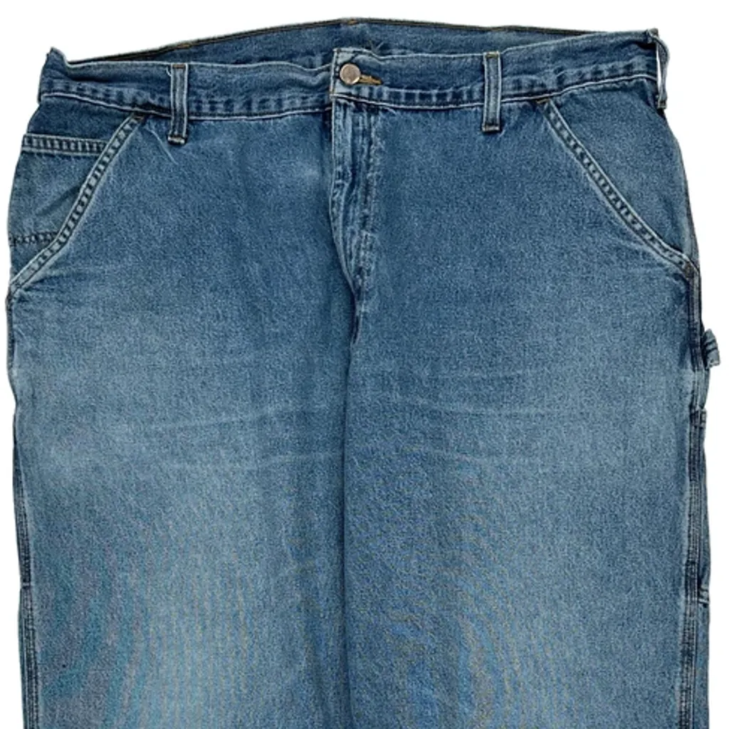 Carhartt Carpenter Jeans - 42W 32L Blue Denim - Image 9