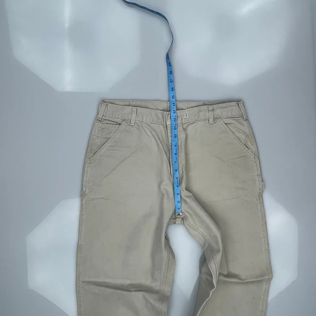 Carhartt Carpenter Pants - 36W 30L Beige Cotton - Image 4