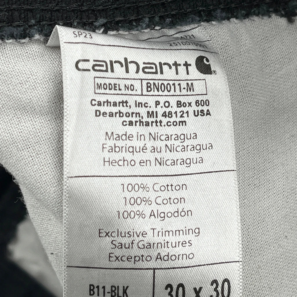 Carhartt B11 Blk Carpenter Pants - 29W 29L Black Cotton - Image 6