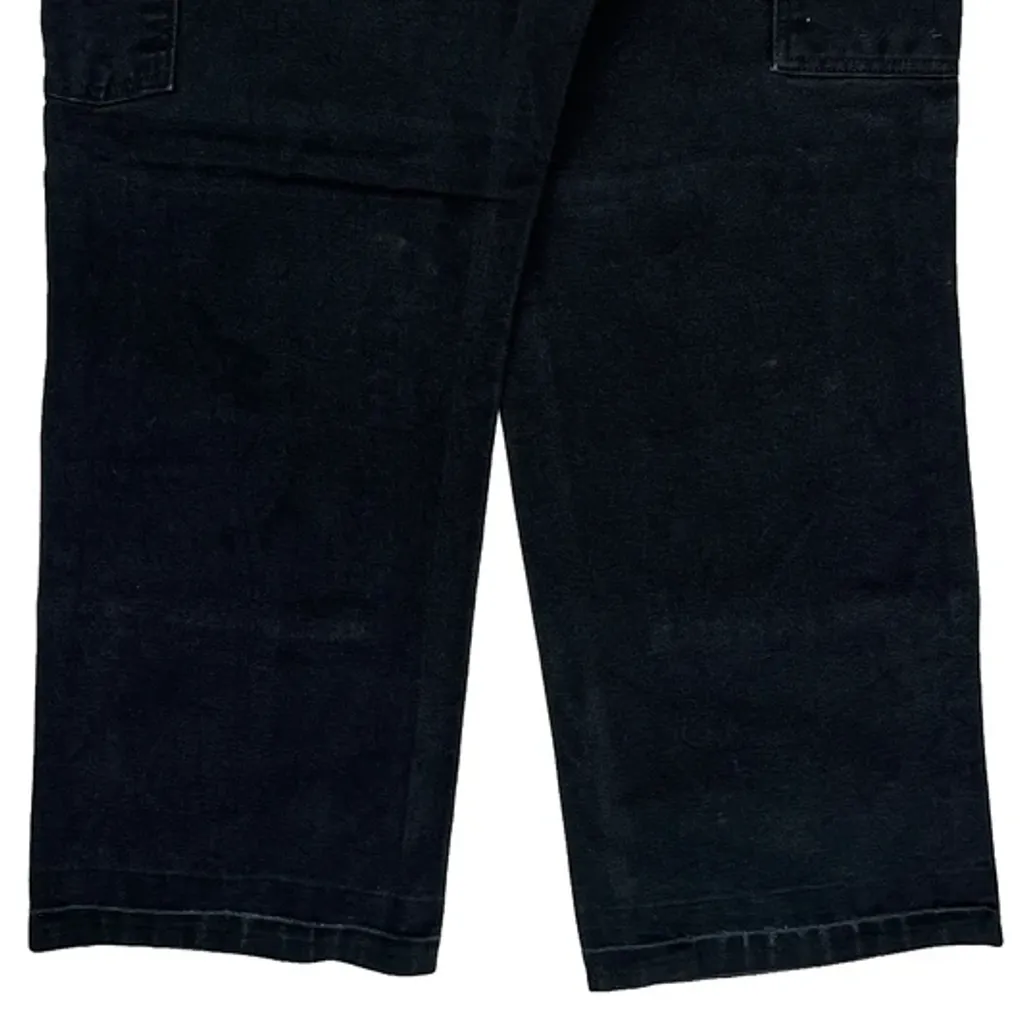 Carhartt Double Knee Carpenter Pants - 30W 27L Black Cotton - Image 8