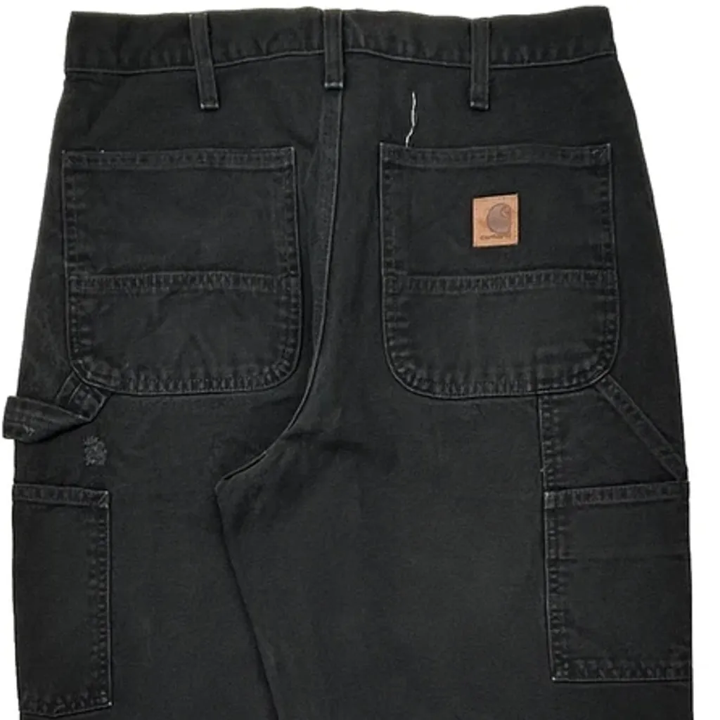 Carhartt Carpenter Pants - 30W 34L Black Cotton - Image 8