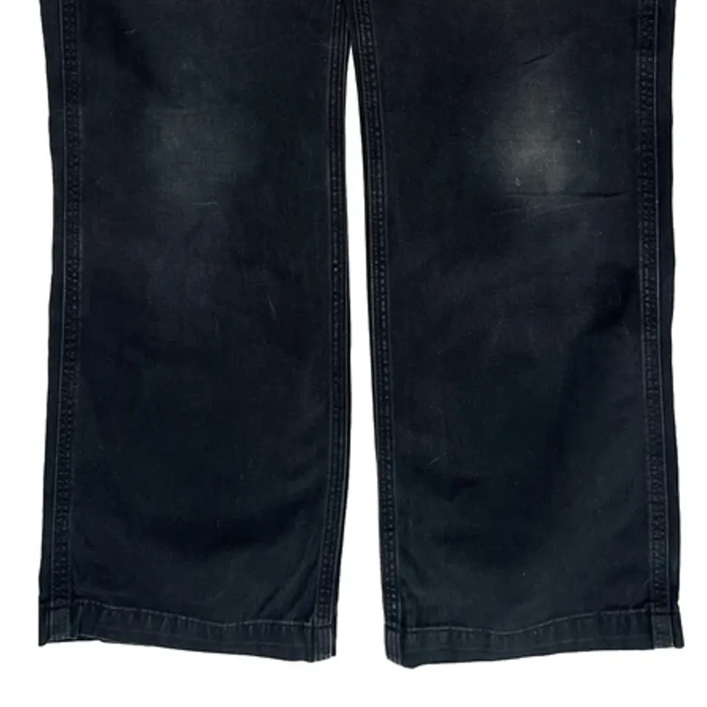 Carhartt B324 Blk Carpenter Pants - 30W 32L Black Cotton - Image 9