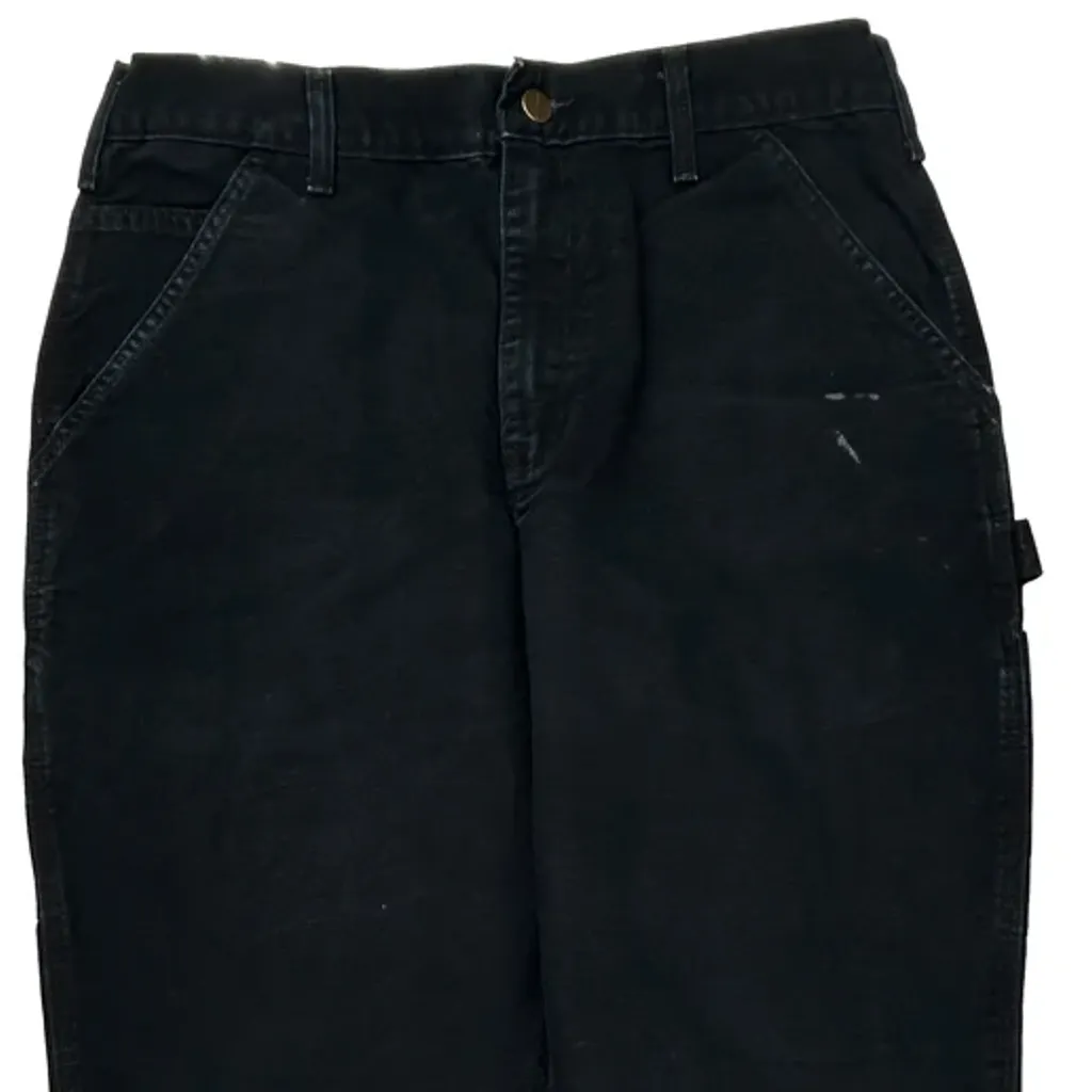 Carhartt B11 Blk Carpenter Pants - 31W 29L Black Cotton - Image 9