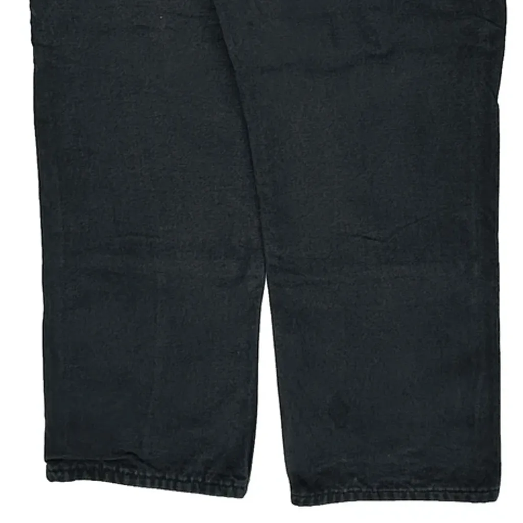 Carhartt Double Knee Carpenter Pants - 35W 29L Black Cotton - Image 7