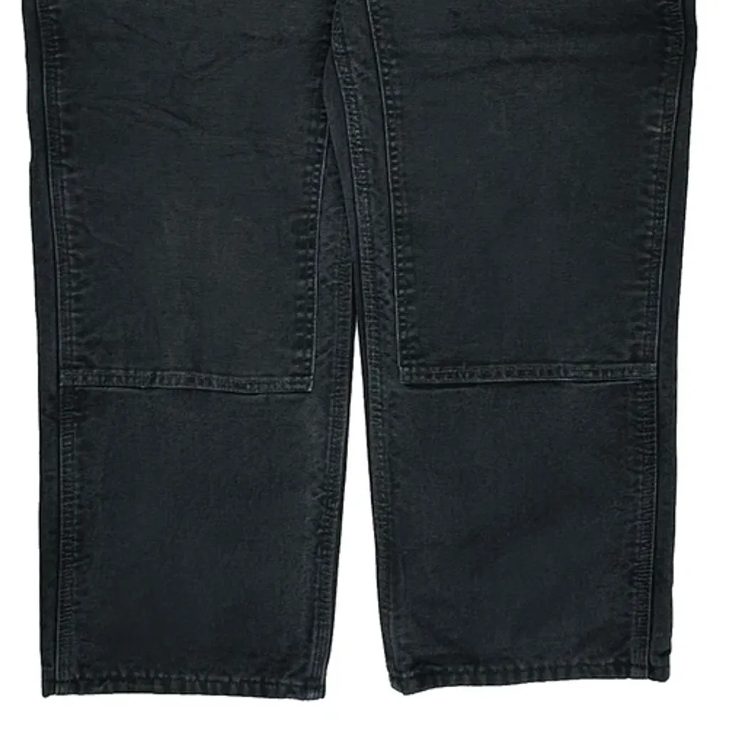 Carhartt Double Knee Carpenter Pants - 35W 29L Black Cotton - Image 9